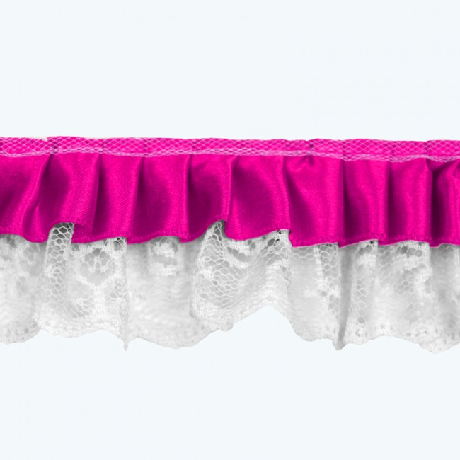 Lace Trim 1.75", 1.25", 3/4" | Fuchsia Lace Trim 1.75", 1.25", 3/4" | Fuchsia